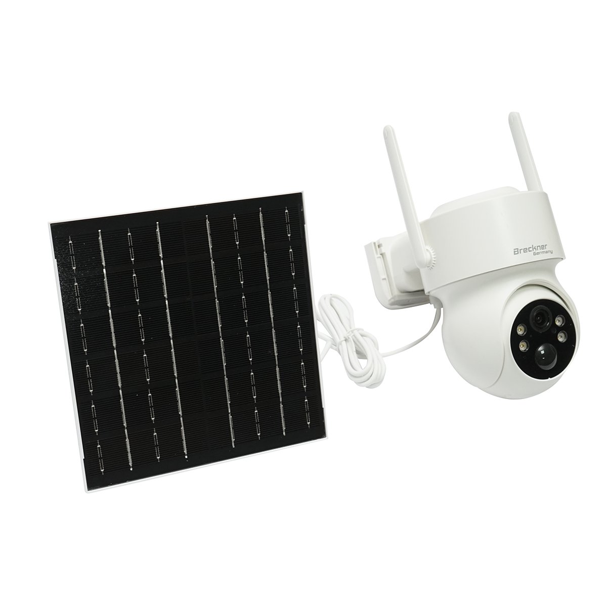 Camera supraveghere 4 MP cu panou solar 5W, baterie 18650 incarcare rapida, WIFI 2.4 GHz, rotativa 360 grade PTZ cu senzor de miscare, detectie umana PIR, alarma, night vision si aplicatie iCSee